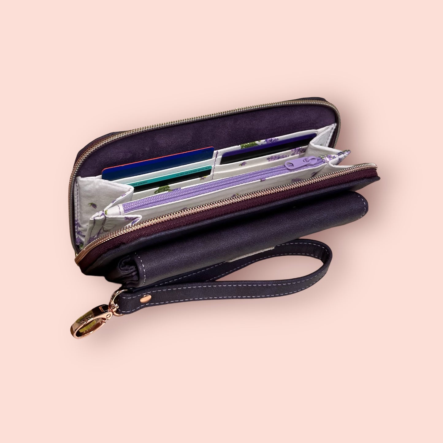 Long Wallet with phone pouch