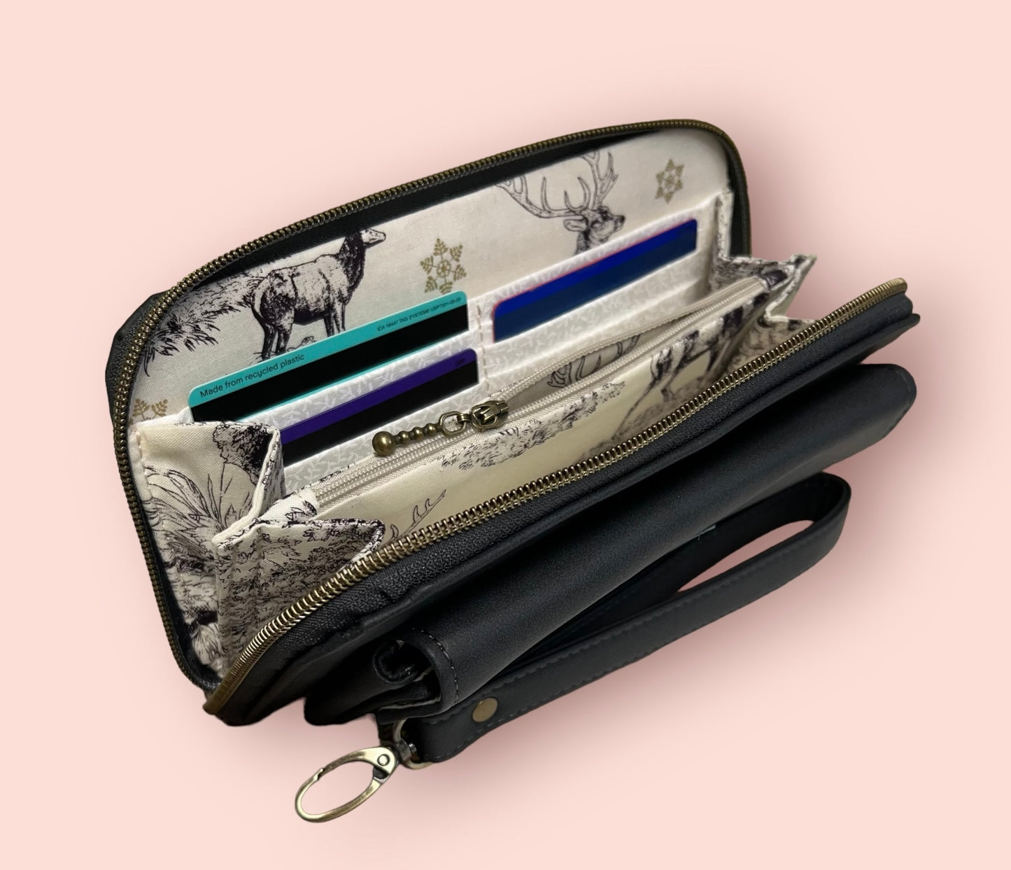 Long Wallet with phone pouch